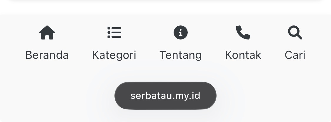 Cara Membuat Navbar Ala Android dengan HTML, CSS, dan JavaScript